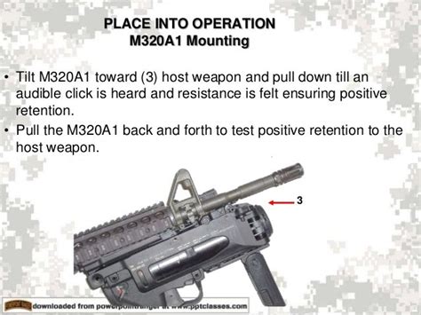 M320/M320A1 Grenade Launcher PMI