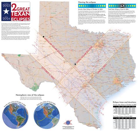 Total Solar Eclipse April 8 2024 Path Texas Map - Randy Carrissa