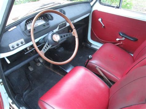 VINTAGE RARE 1971 FIAT 850 SEDAN SOLID PROJECT!! GREAT INTERIOR 77k ...