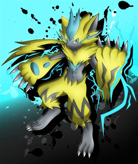 Shiny Zeraora Striker by jot202 on DeviantArt