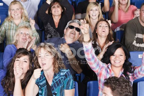 Cheering Crowd In A Stadium Stock Photo | Royalty-Free | FreeImages