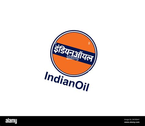 Indian Oil Corporation, rotated logo, white background B Stock Photo ...