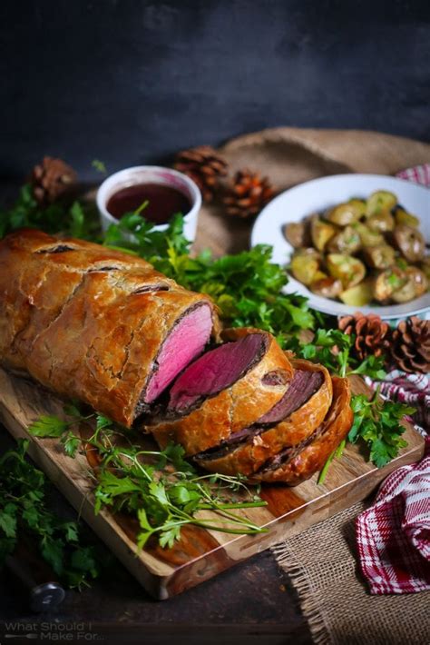 Beef Wellington with Red Wine Sauce - What Should I Make For...