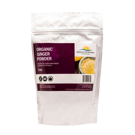 Certified Organic Ginger Root Powder