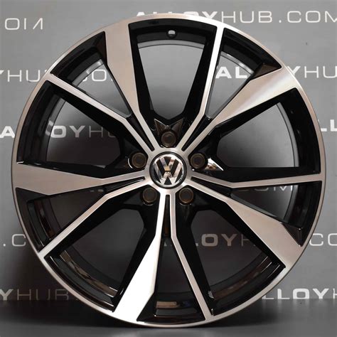 Genuine Volkswagen Tiguan Allspace Misano 20 Inch Alloy Wheels With Grey Diamond Turned Finish ...