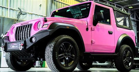 India's first new Mahindra Thar in HOT PINK: This is it!