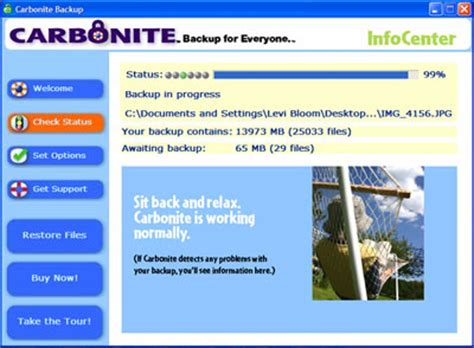 Carbonite Online Backup - Download