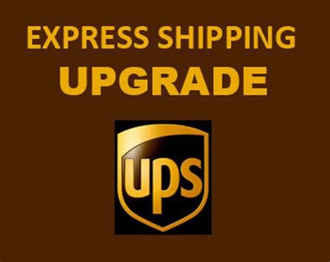 UPS EXPRESS SHIPPING Upgrade Delivery Time 3-5 Working Days - Etsy