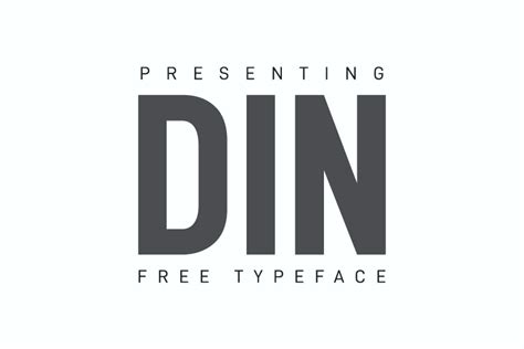 DIN Font Free Download | FontSwan