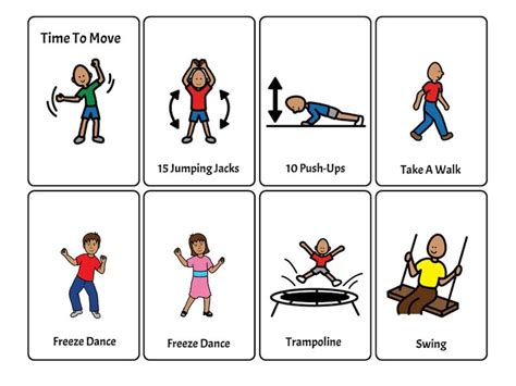 Pecs For The Test Of Gross Motor Development (second Edition) 811 | Brain breaks, Cards, Freeze ...