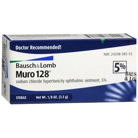 Muro 128 5% Sterile Ophthalmic Ointment - 1Source