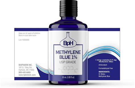 Biopharm Methylene Blue 1% | USP Grade | 50 mL | Easy Dispensing ...