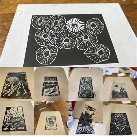 Woodblock Printing Workshop — open-ended community arts studio