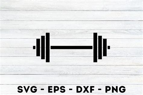 Dumbbell Silhouette Svg Graphic by MagaArt · Creative Fabrica