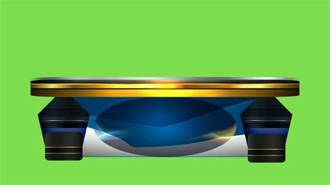 Virtual Studio Table Multi colours. Green Screen. Download. Royalty ...