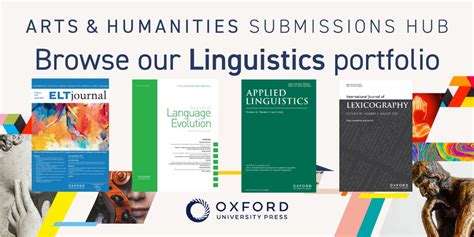 Oxford Journals on Twitter: "Find a home for your research among OUP’s linguistics journals ...