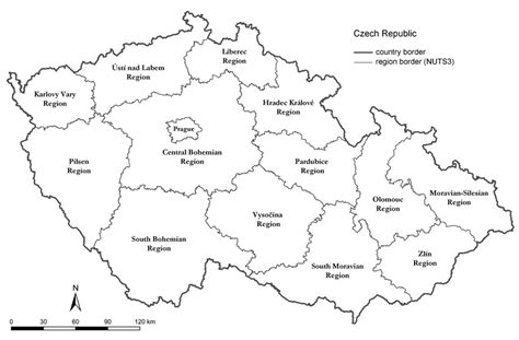 The location of study regions in the Czech Republic. | Download Scientific Diagram