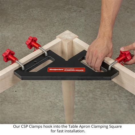 Clamping Squares Deluxe Set - Woodpeckers TAC-DEL with CSP Clamps