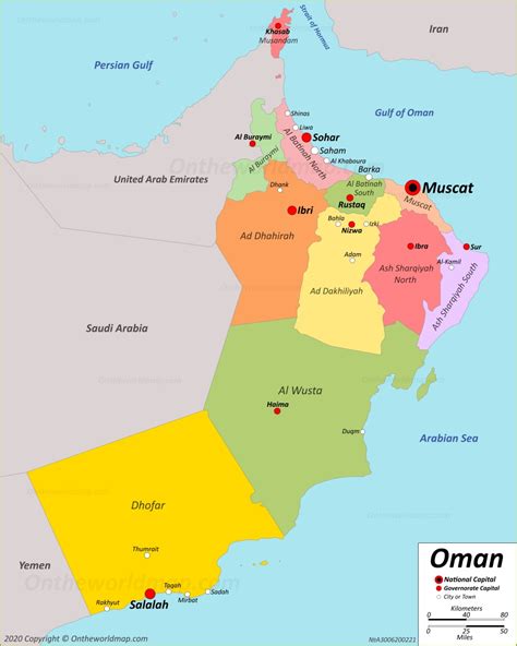 Geopolitical Map Of Oman Oman Maps | Images and Photos finder