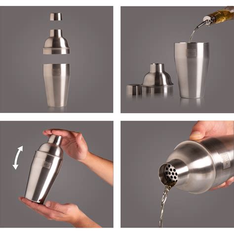 Cocktail Shaker Stainless Steel - Vacu Vin