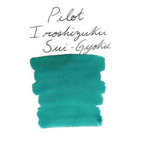 Pilot Iroshizuku Fountain Pen Ink - Sui-Gyoku 50ml – Wonder Pens