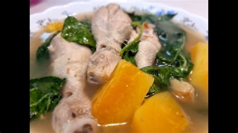 Tinolang Manok sa Papaya at Dahon ng sili / Chicken Soup - YouTube