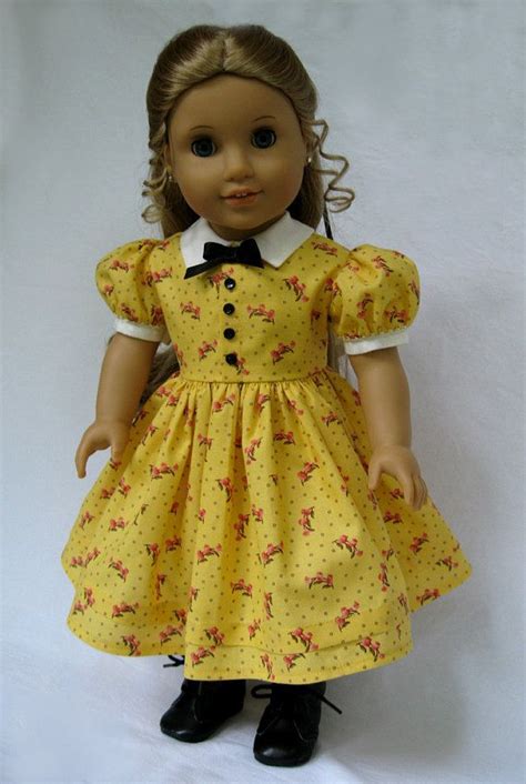 American Girl Doll Clothes Mid 1800's Dress and Pantalettes | Doll clothes american girl, New ...