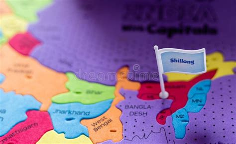 Shillong - the Capital City of Meghalaya Stock Image - Image of town ...