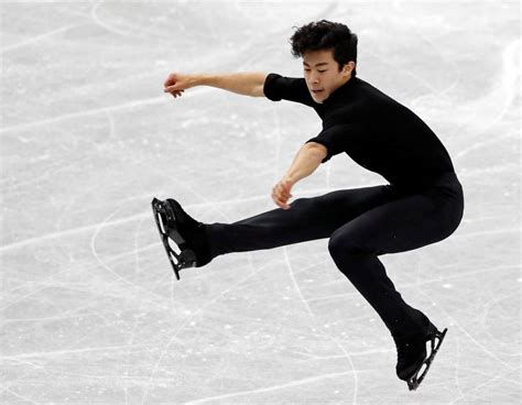 Nathan Chen executes two quadruple jumps to build lead over Shoma Uno ...