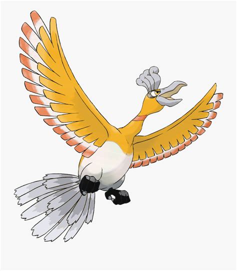 Image Ho Oh Shiny - Ho Ho Pokemon , Free Transparent Clipart - ClipartKey