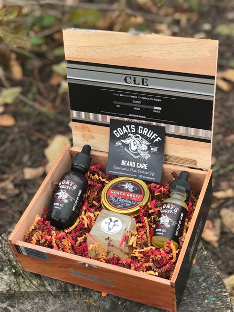 Deluxe Cigar Box Gift Set | Goats Gruff Beards