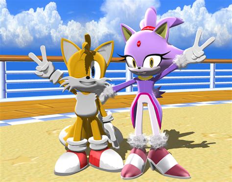 Tails and Blaze - Good Times (MMD) by supercarlosvillar on DeviantArt