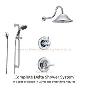 Delta Faucet Lahara Chrome Shower System SS143881 - Best Shower Heads ...