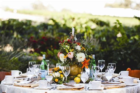 Colorful Reception Table Decor