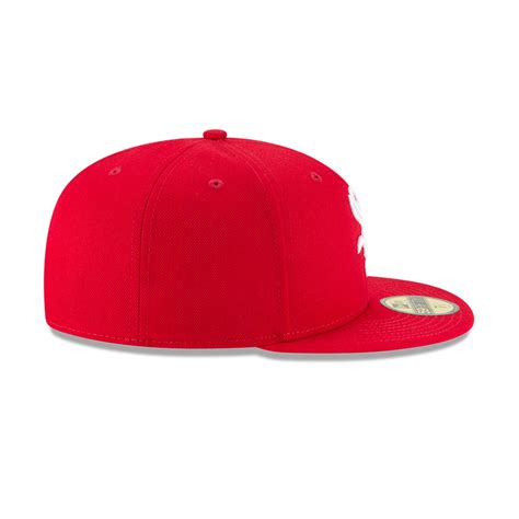 Chicago White Sox White Logo Red New Era 59FIFTY Fitted Hat – Clark ...