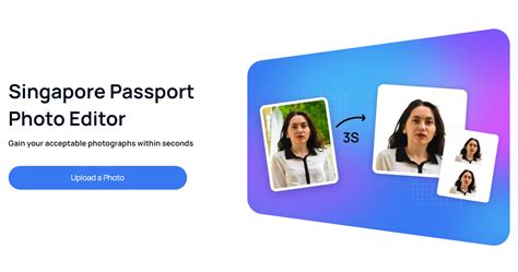 Singapore Passport Photo Resizer & Editor - AIPassportPhotos