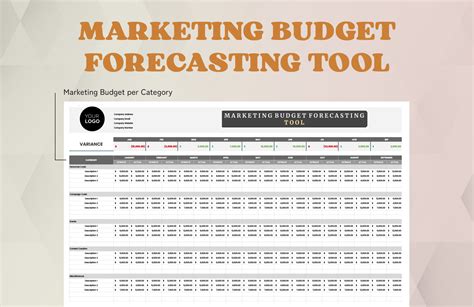 Marketing Budget Forecasting Tool Template in Excel, Google Sheets ...