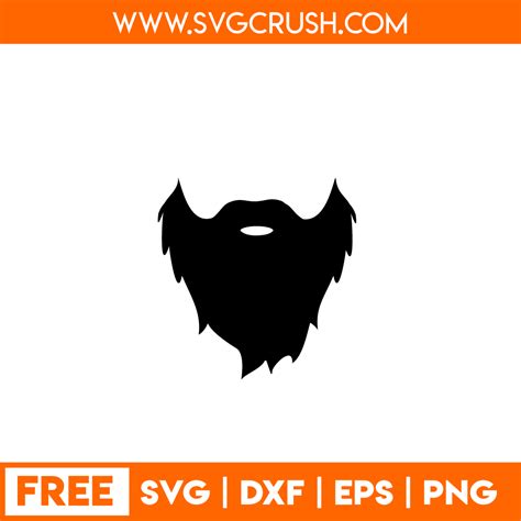 Free Beard - 001 SVG Cut files DXF - PNG – EPS Format Available | Beard logo, Beard art, Beard ...