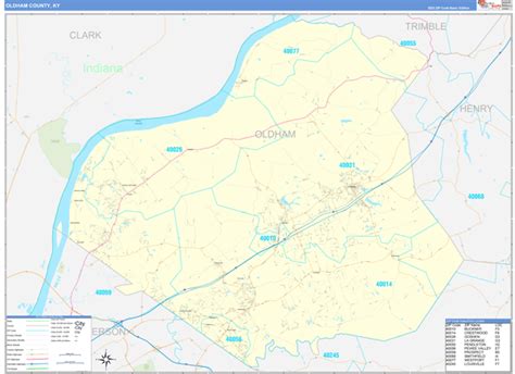 Map Of Oldham County Ky - Western Europe Map