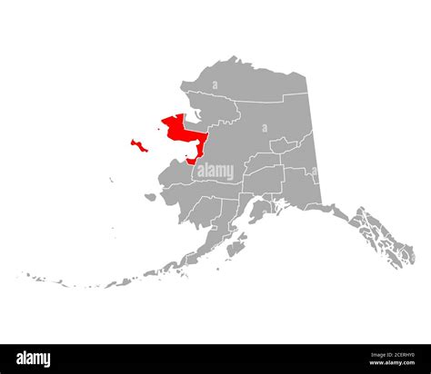 Map of Nome in Alaska Stock Photo - Alamy