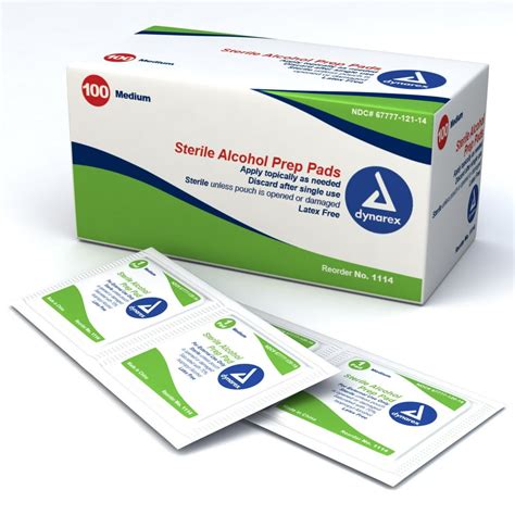 2 Boxes Of 100 Medium Alcohol Preps Pads Swabs Wipes - Walmart.com - Walmart.com