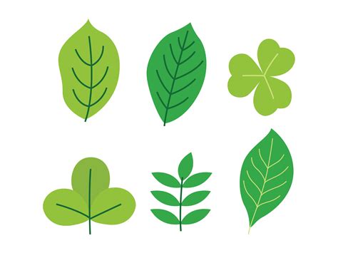 Green leaf clipart 358810 Vector Art at Vecteezy