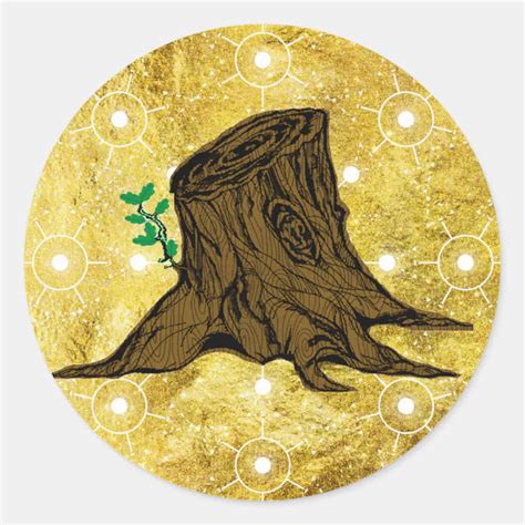 Root of Jesse Tree Sticker | Zazzle