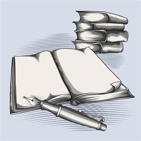 Books icon sketch Stock Vector Image by ©Chuhail #7413358