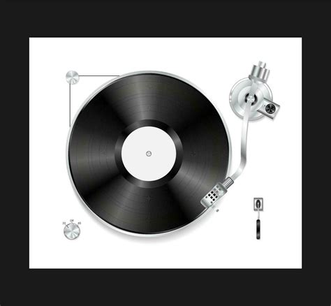 Black vinyl record disc flat concept vector illustration 34034281 ...