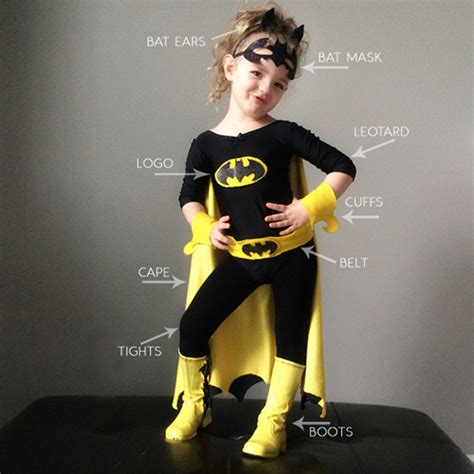 diy batman and batgirl costume | pretty plain janes