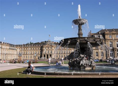 Stuttgart City Castle Stock Photo - Alamy