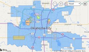 Map Of Oklahoma City Limits - China Map Tourist Destinations