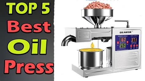 TOP 5 Best Oil Press Machine 2023 - YouTube