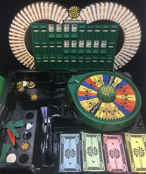 Vintage Complete Deluxe Wheel Of Fortune Board Game 1986 Pressman Word Spin Game #Pressman ...